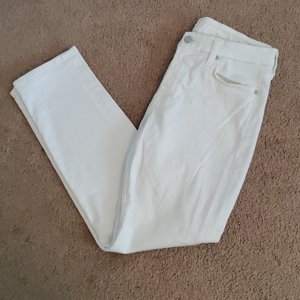 NWOT 7 for all mankind white jeggings